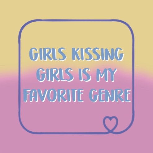 Girls Kissing Girls - Pinback Buttons