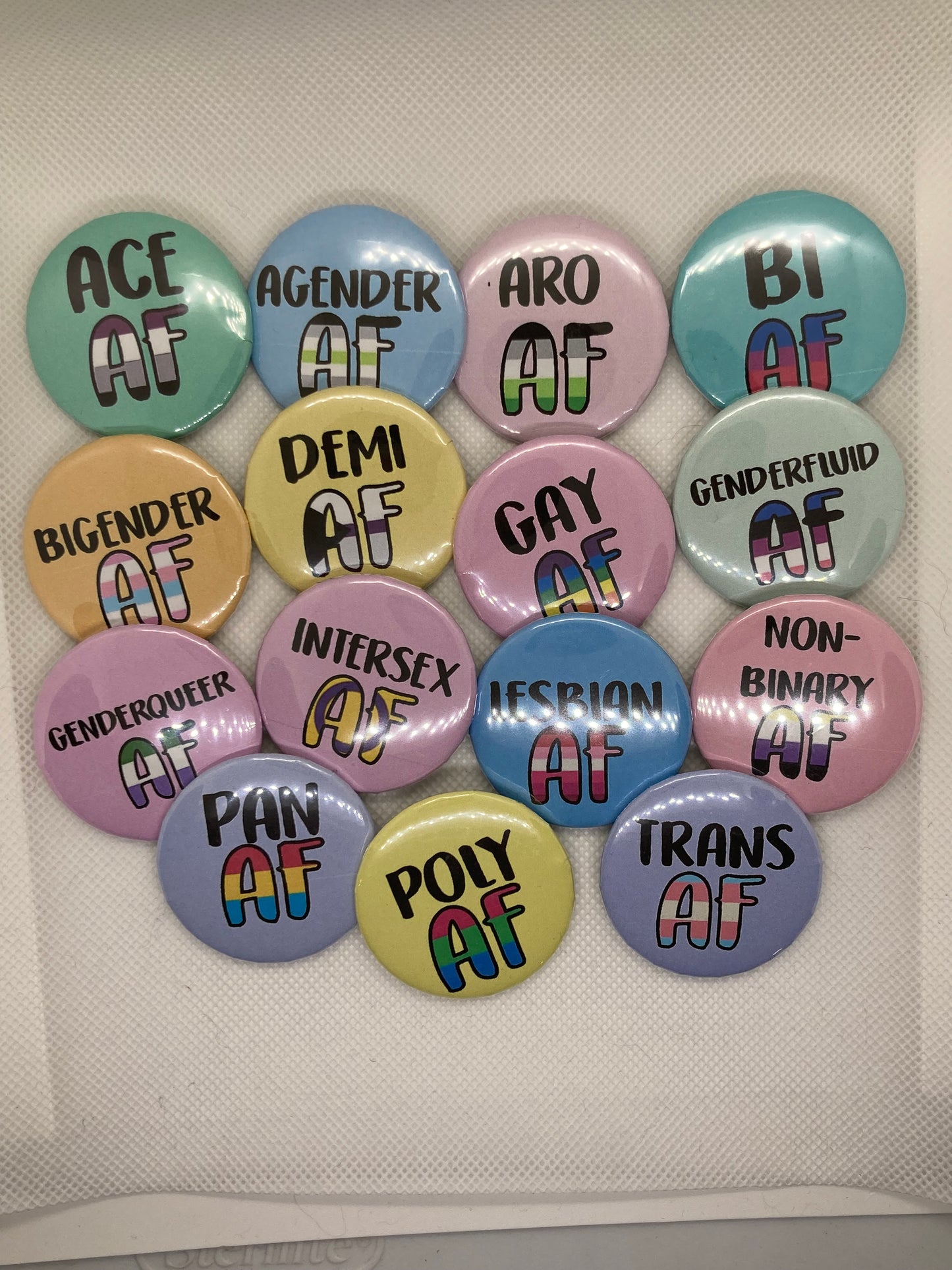 AF Buttons - Pinback Buttons